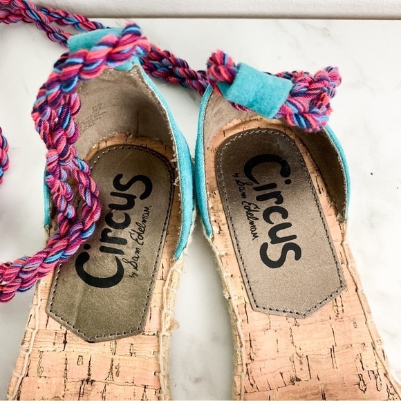 Circus by Sam Edelman Lenora Tropical Espadrilles Sz 6 1/2 - Picture 5 of 10